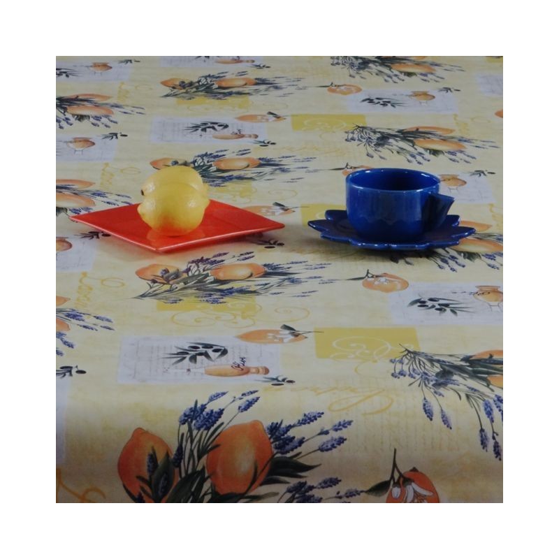 Toile Cirée Nice Jaune
