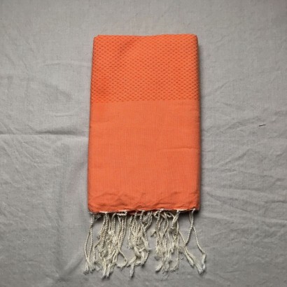 Fouta Nid d'abeille Uni.