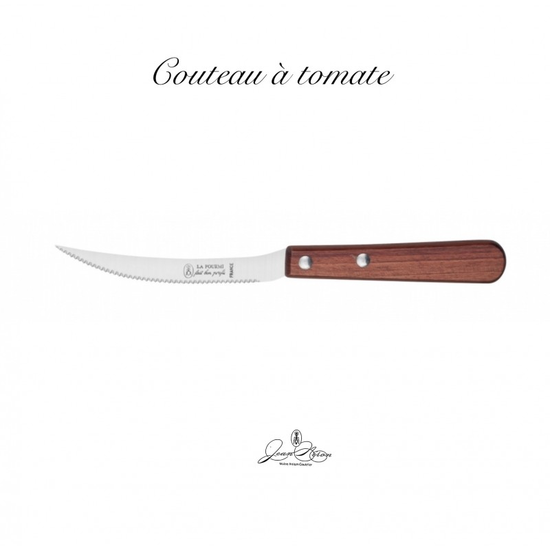 lame crantée FRANCE,lame en inox couteau à tomate  marque LA FOURMI 